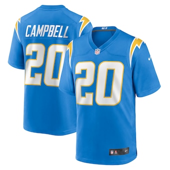 mens nike tevaughn campbell powder blue los angeles chargers